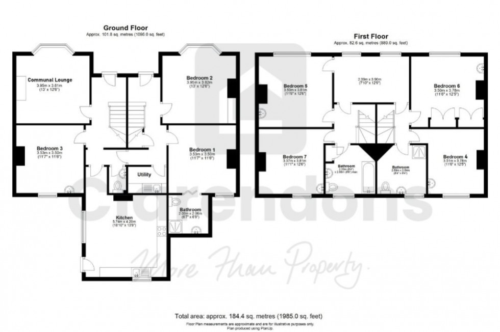 Floorplan for Redhill, Surrey, RH1