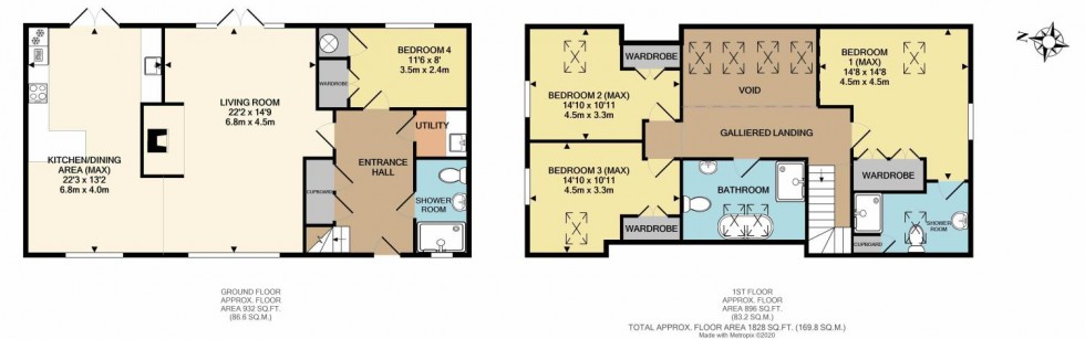 Floorplan for Chelsham, Warlingham, Surrey