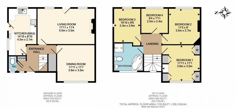 Floorplan for Sanderstead, Surrey