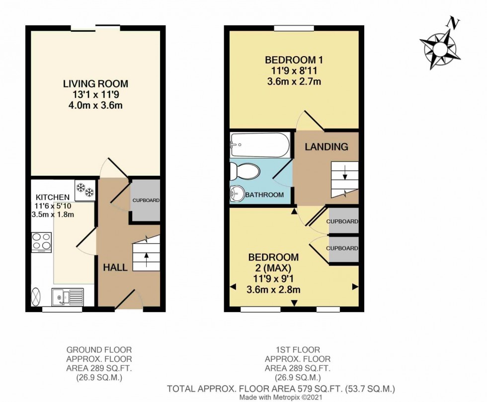 Floorplan for Redhill, Surrey