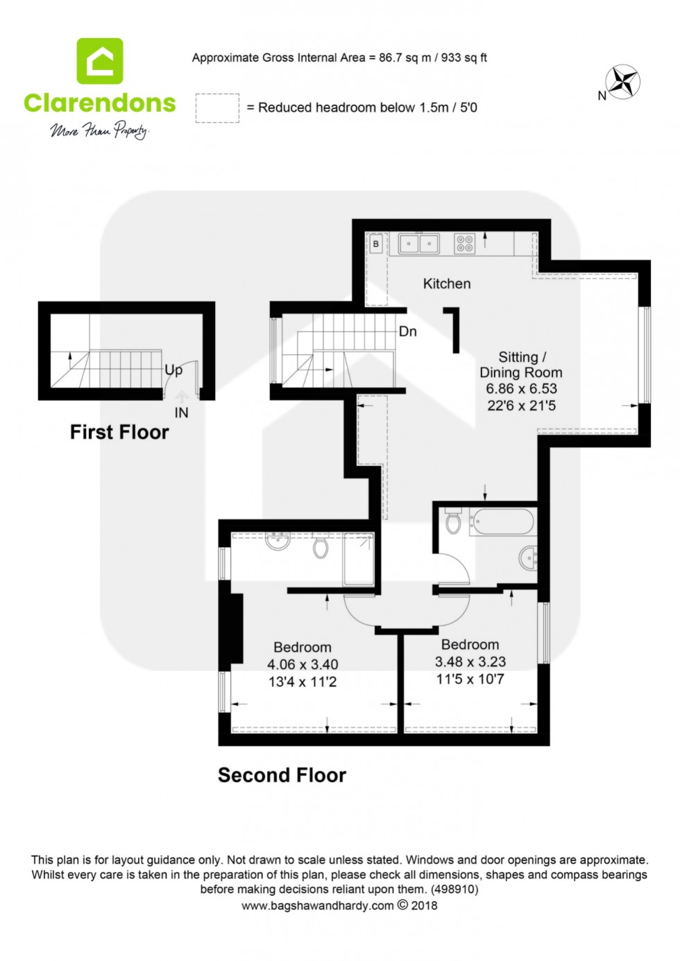 Floorplan for Purley, Surrey, CR8