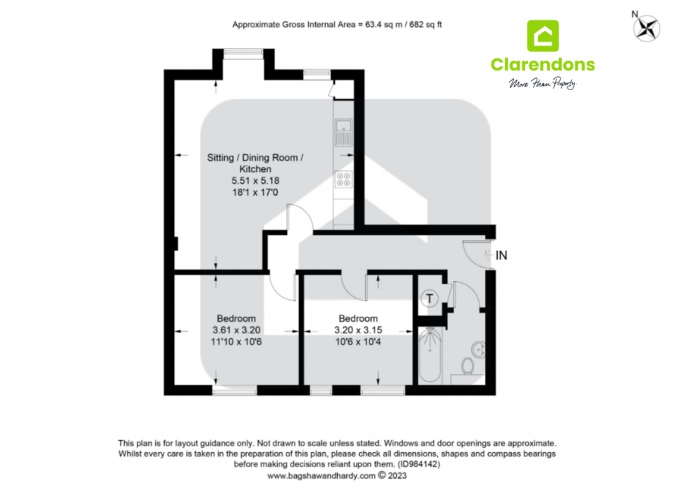 Floorplan for Tunbridge Wells, Kent, TN1