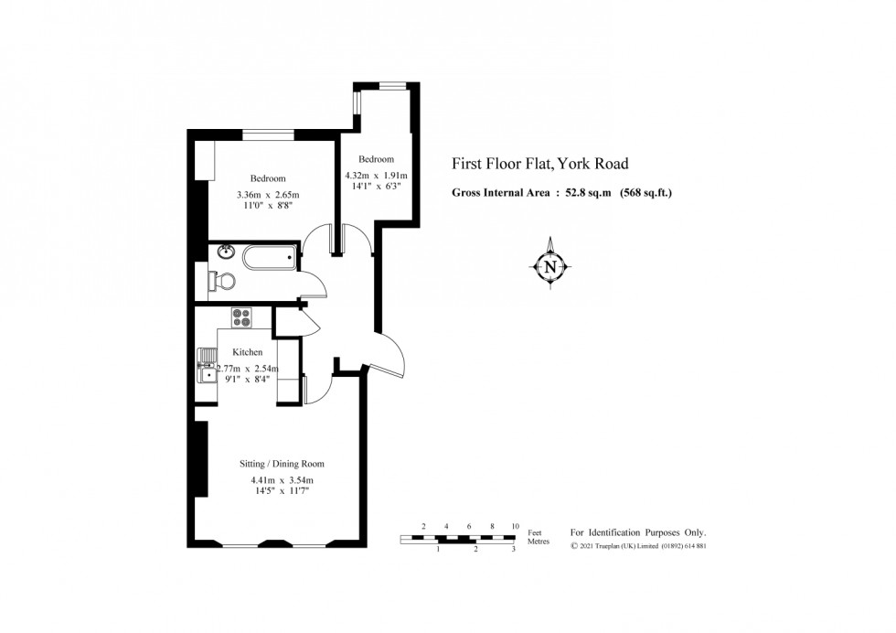 Floorplan for Tunbridge Wells, Kent, TN1