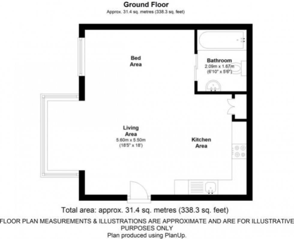 Floorplan for London, SE25